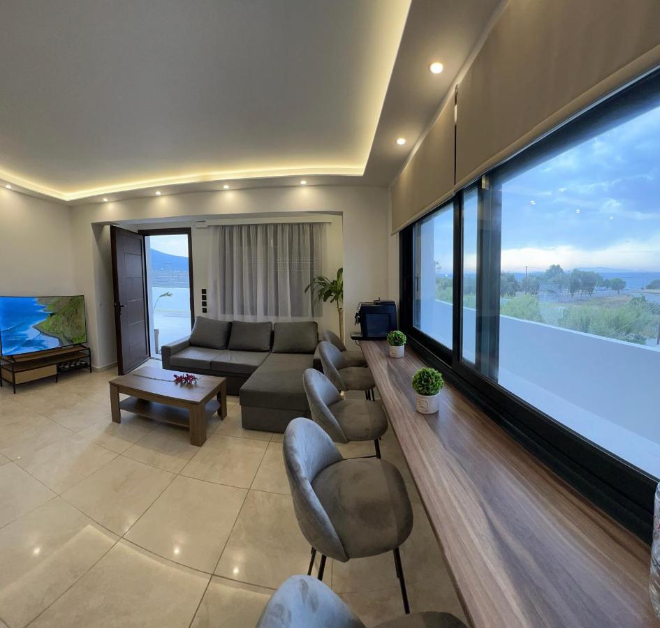 Odyssea Top View & Hot Jacuzzi Front Beach Kremastí Exterior foto