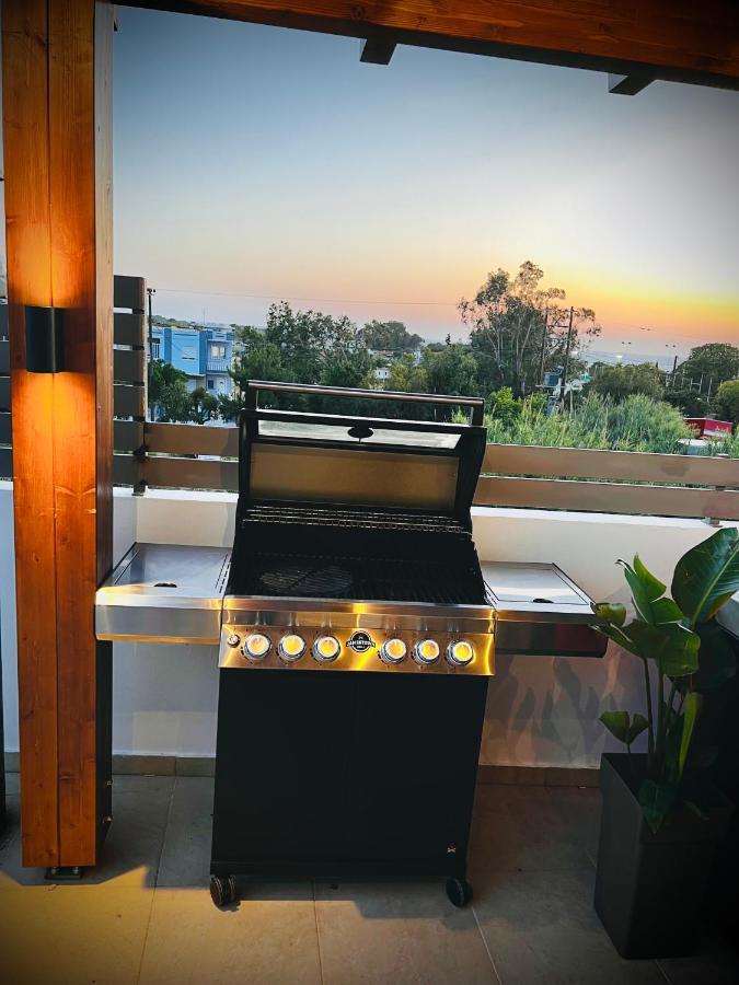 Odyssea Top View & Hot Jacuzzi Front Beach Kremastí Exterior foto
