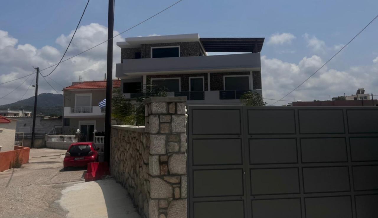 Odyssea Top View & Hot Jacuzzi Front Beach Kremastí Exterior foto