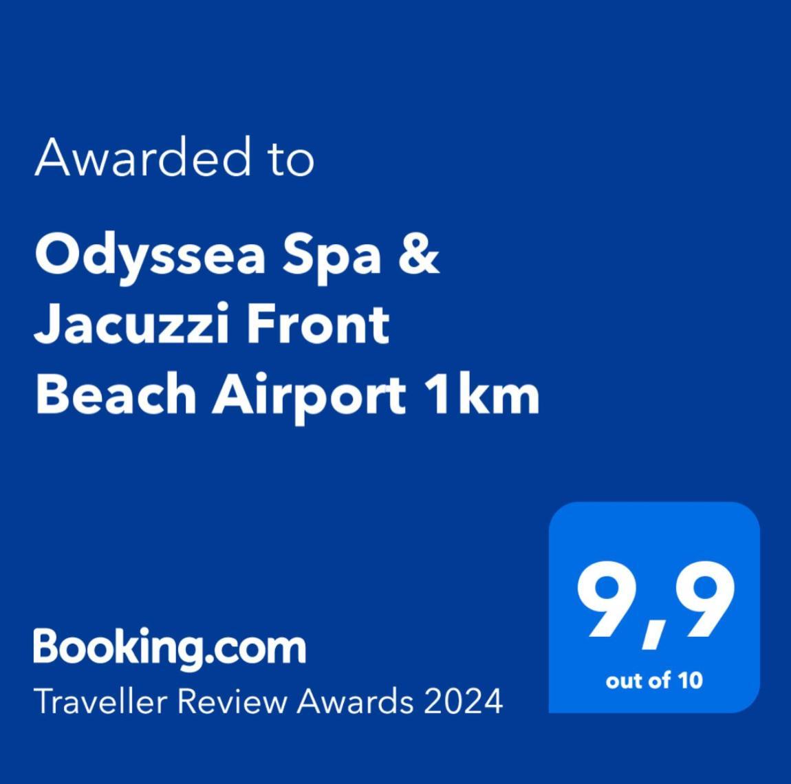 Odyssea Top View & Hot Jacuzzi Front Beach Kremastí Exterior foto