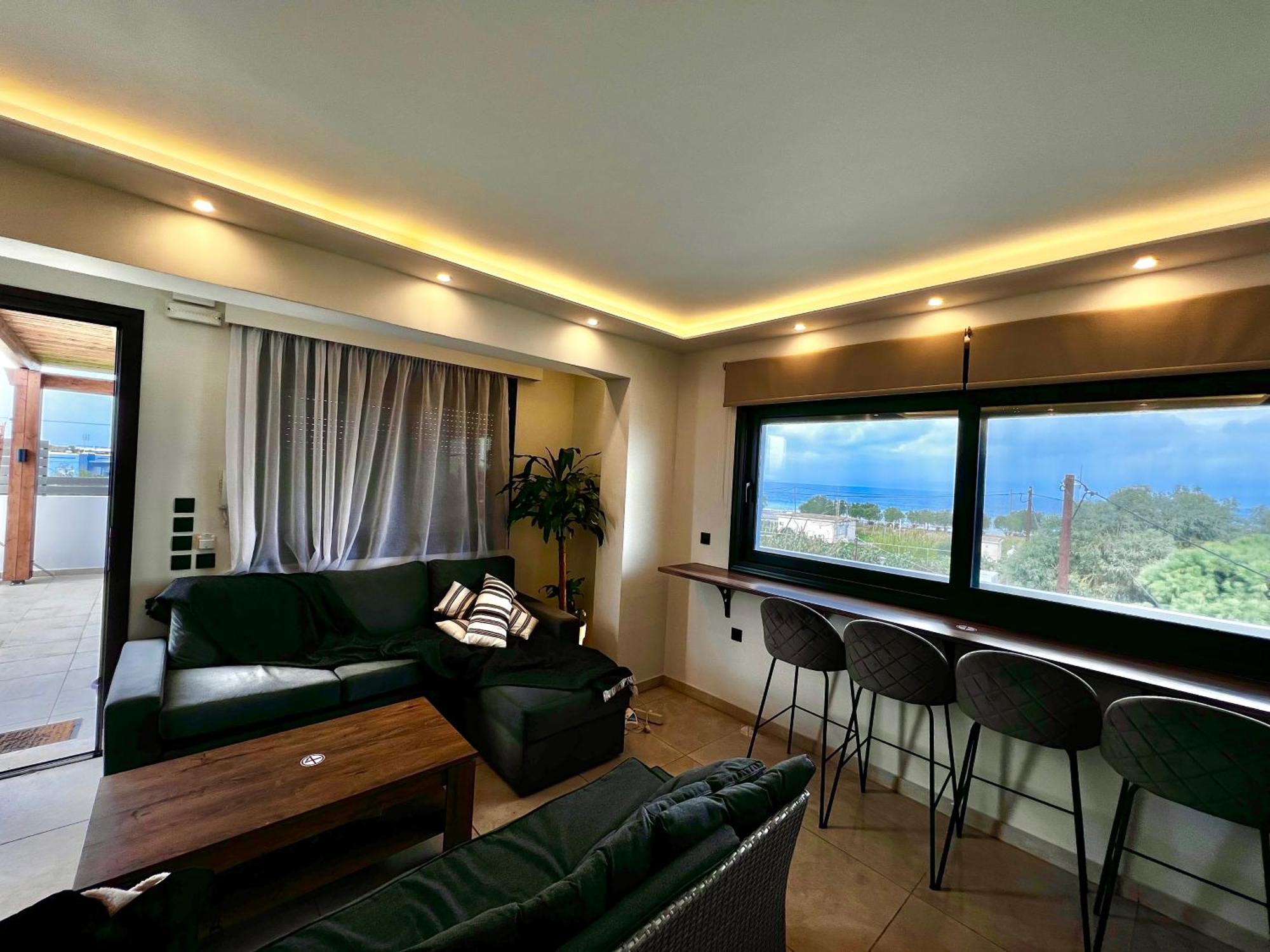 Odyssea Top View & Hot Jacuzzi Front Beach Kremastí Exterior foto